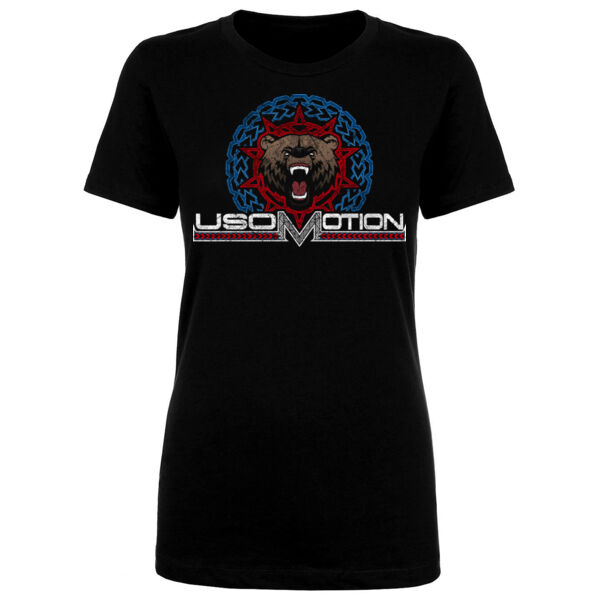 USOMOTION - WOMEN'S FITTED TEE - BEAR LOGO - XWPTF8 Thumbnail