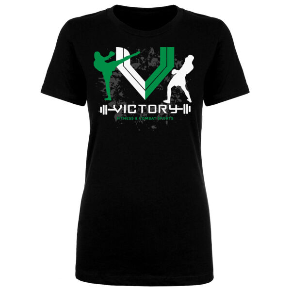 VICTORY FITNESS - WOMEN'S FITTED TEE - UNIFORM T-SHIRT FRONT ONLY - JVCHA9 Thumbnail