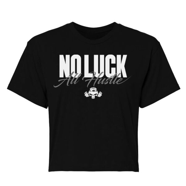 MAGDUH - WOMEN'S CROPPED TEE - NO LUCK ALL HUSTLE - $MP5FS7$ Thumbnail