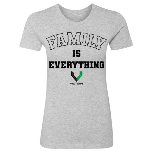 VICTORY FITNESS - FAMILY IS EVERYTHING - WOMEN'S FITTED T-SHIRT - $SG567P$ Thumbnail