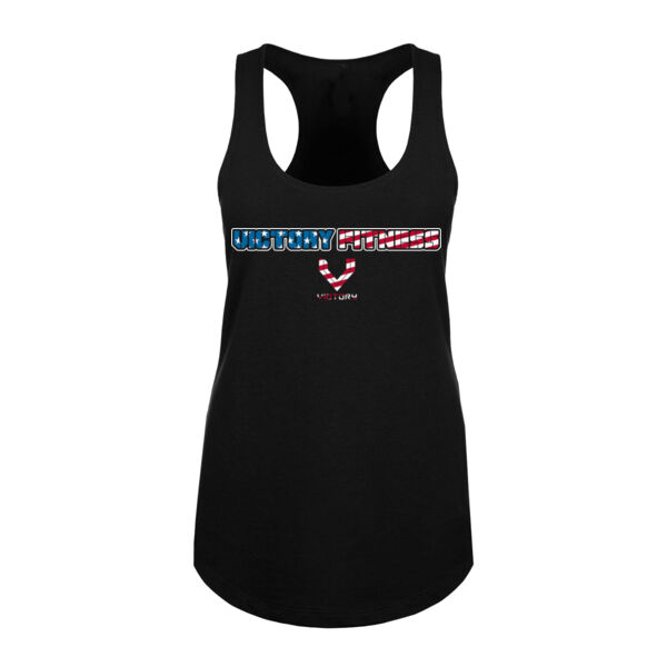 VICTORY FITNESS - PATRIOT - WOMEN'S FITTED TANK TOP - $J9E8UF$ Thumbnail