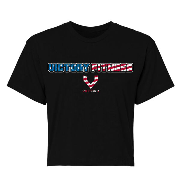 VICTORY FITNESS - PATRIOT - WOMEN'S CROP TEE - $J9E8UF$ Thumbnail