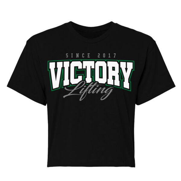 VICTORY LIFTING - WOMEN'S CROP T-SHIRT - $H1RK7S$ Thumbnail